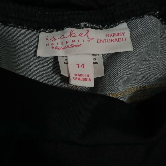 Plus size women’s maternity skinny jeans size 14. Like NEW! - Picture 3 of 3